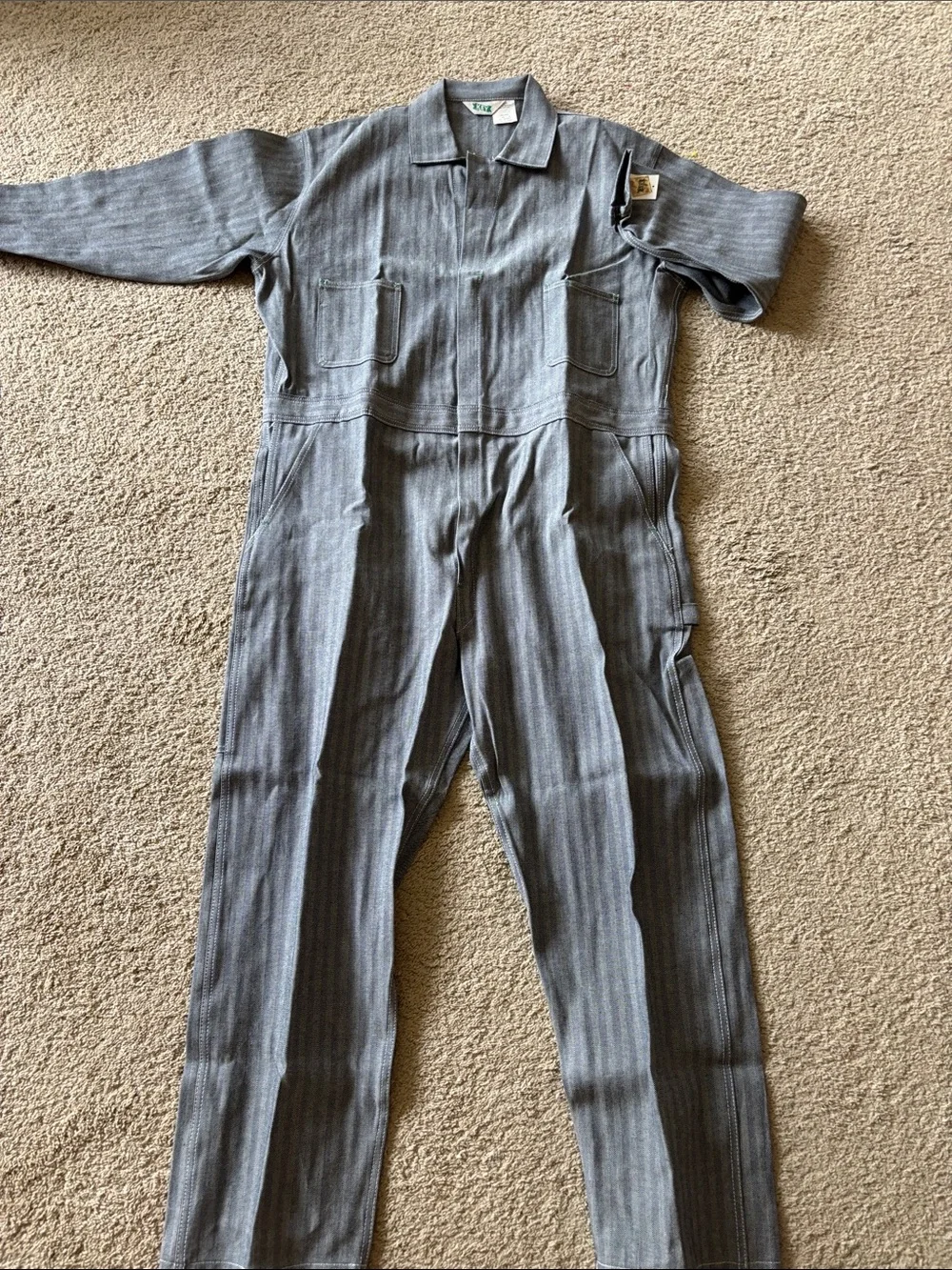 NWT Key Deluxe Unlined Long Sleeve Coveralls Sz 50 Short Men’s vintage tailgate